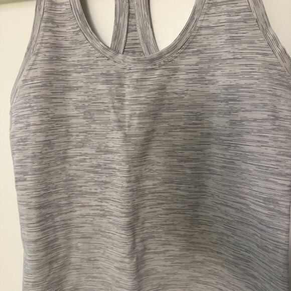 Lululemon Gray Striped Tank Top - Picture 5 of 7